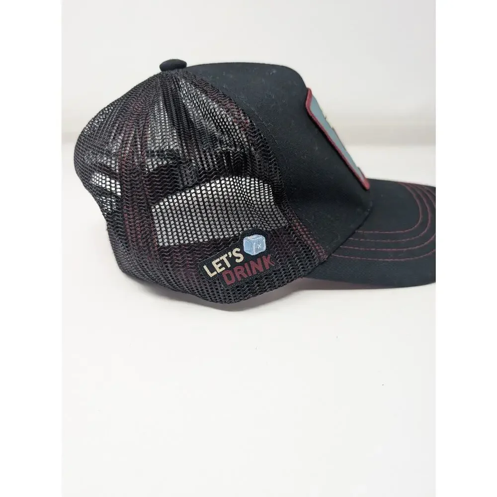 Capslab‎ Cocktails Irish Coffee Black Trucker Snapback Hat Streetwear Fun Skater